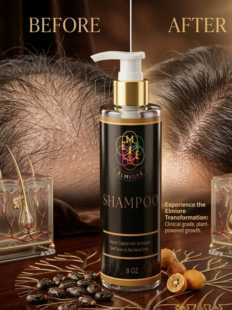 Ensemble Elmiore pour la croissance des cheveux le jour du lavage