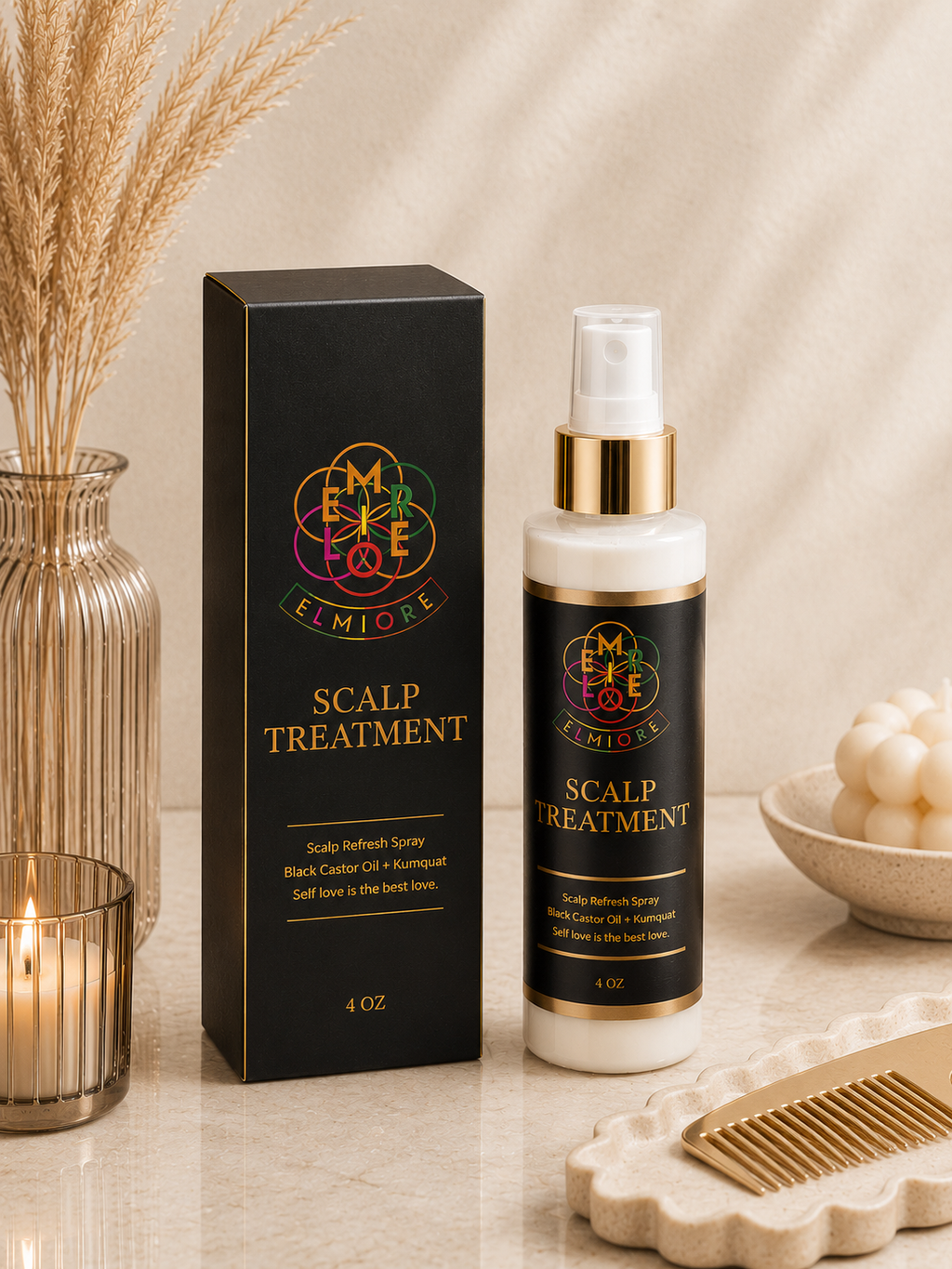 Scalp Refresh Mist with Black Castor Oil