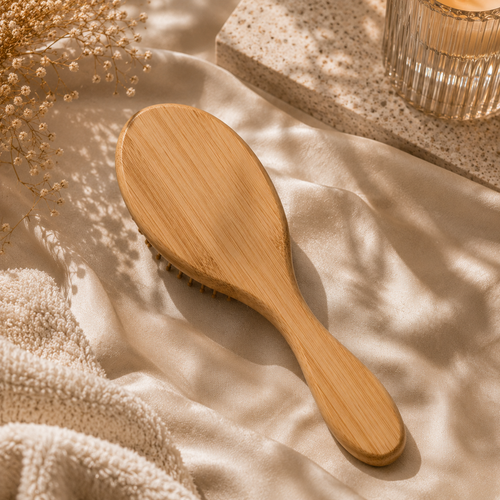 Elmiore Luxury Bamboo Detangling Brush