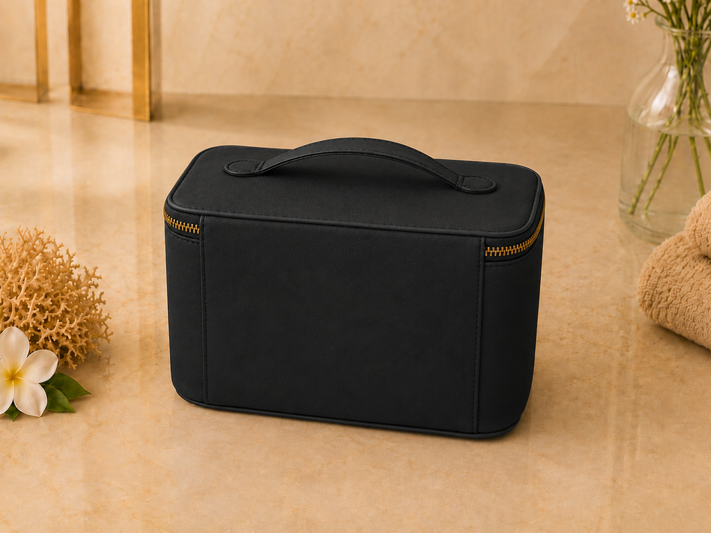 Luxury Elmiore Black Cosmetic Bag