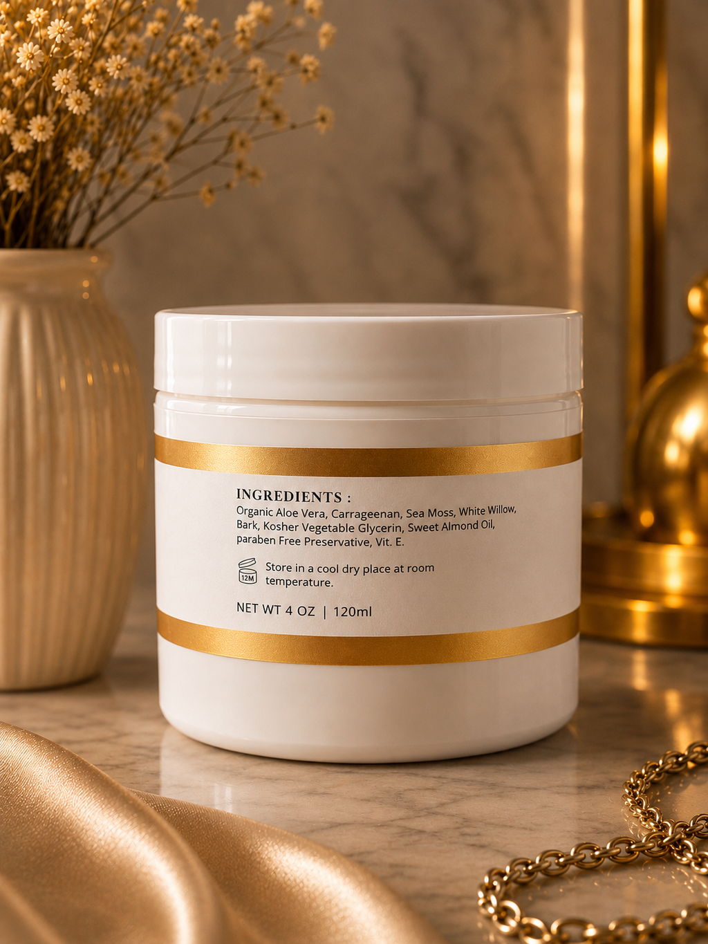 Gel Facial Hidratante de Musgo Marino