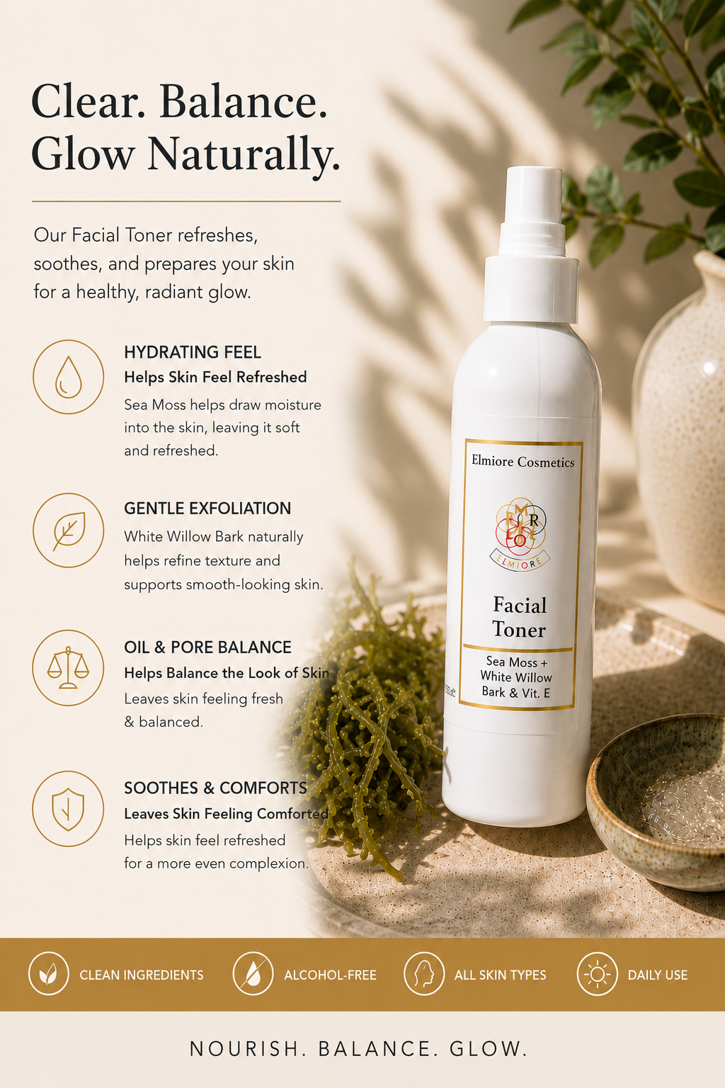 Sea Moss Hydrating Facial Toner