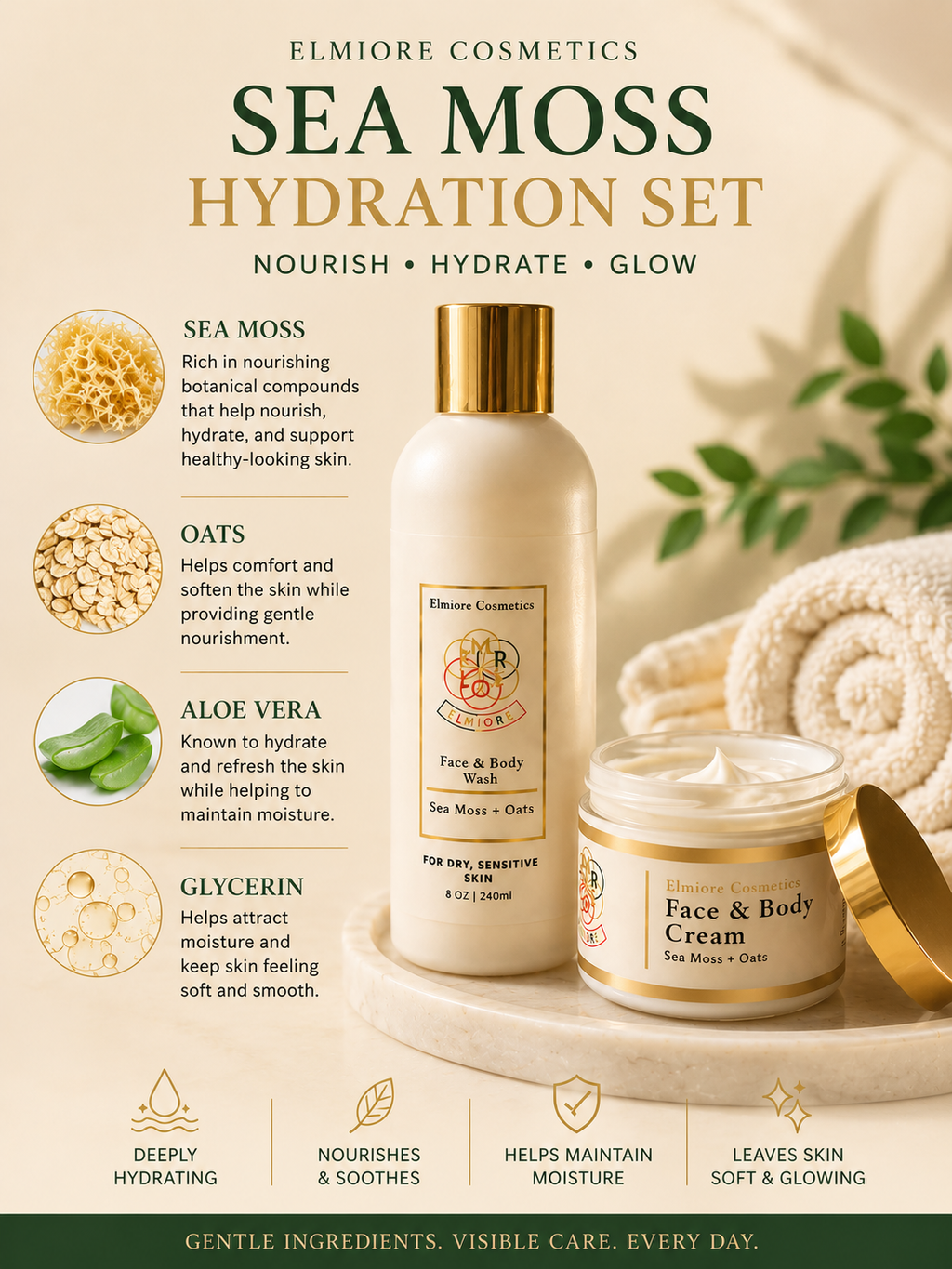 Sea moss Hydration Set