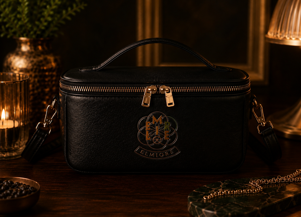 Luxury Elmiore Black Crossbody Travel Bag