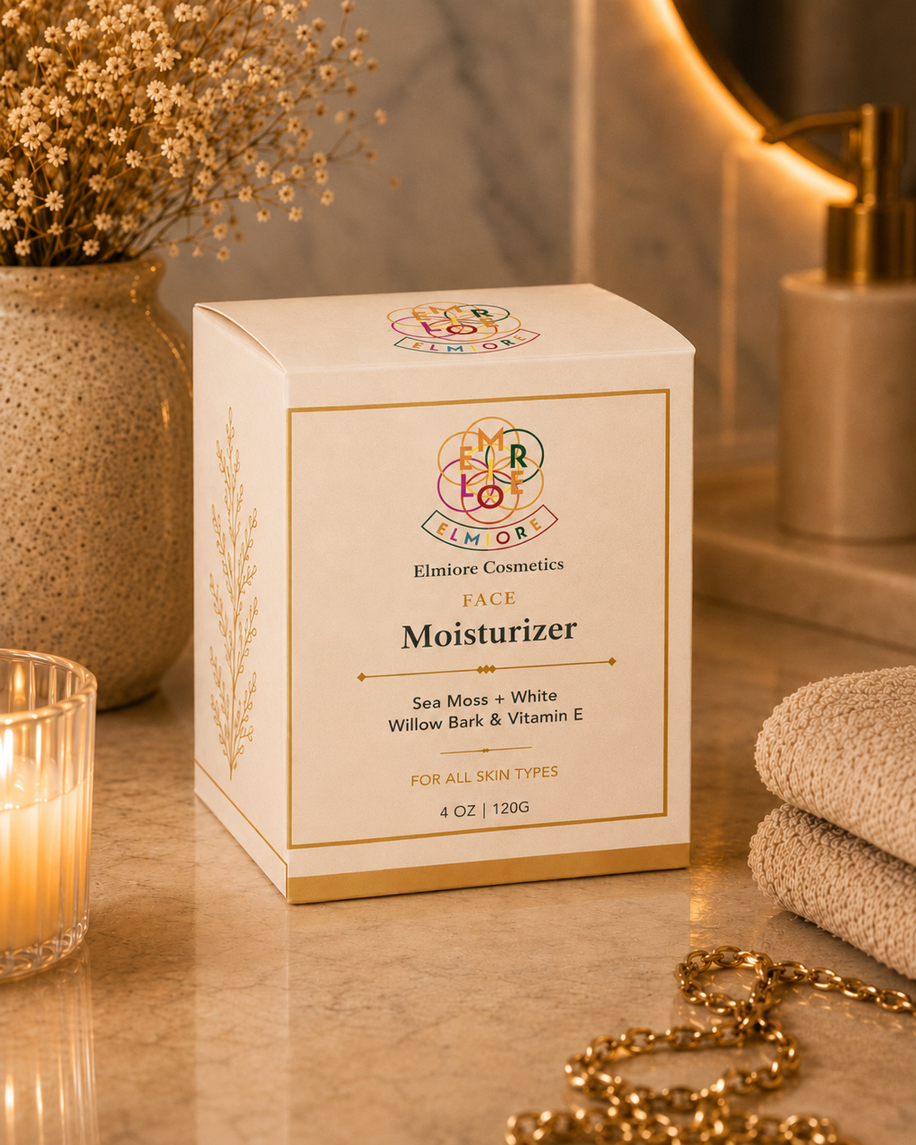 Gel Facial Hidratante de Musgo Marino