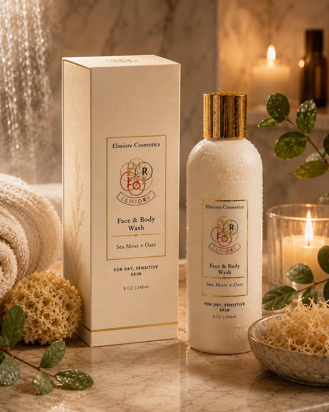 Sea Moss + Oats Face & Body Wash