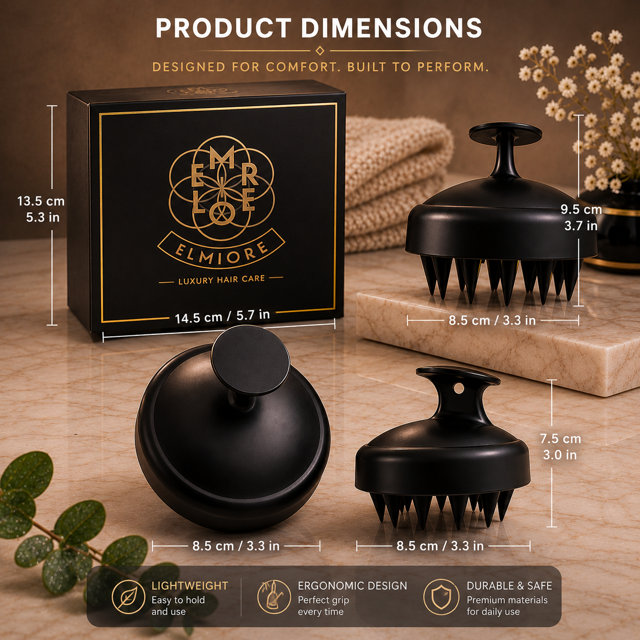Elmiore Luxury Scalp Massager