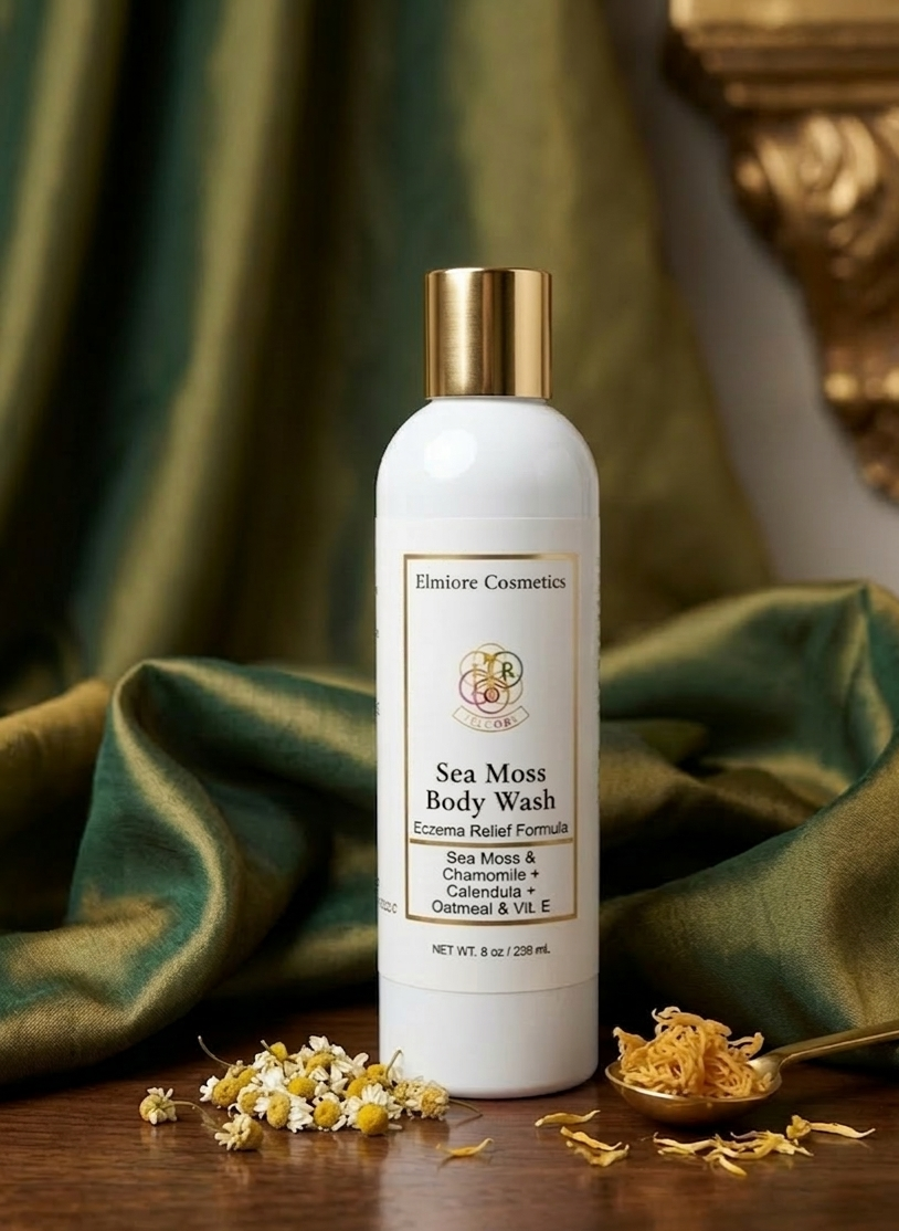 Ensemble pour la peau Elmiore Sea Moss pour soulager l'eczéma