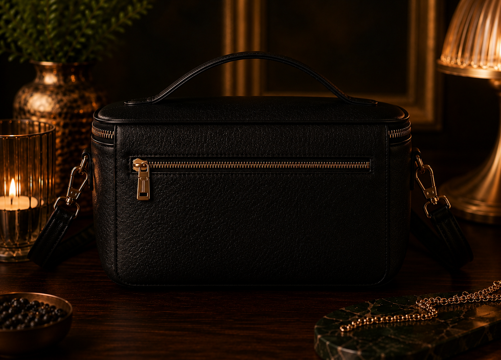 Luxury Elmiore Black Crossbody Travel Bag