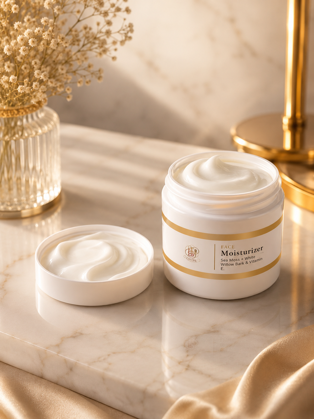 Gel Facial Hidratante de Musgo Marino