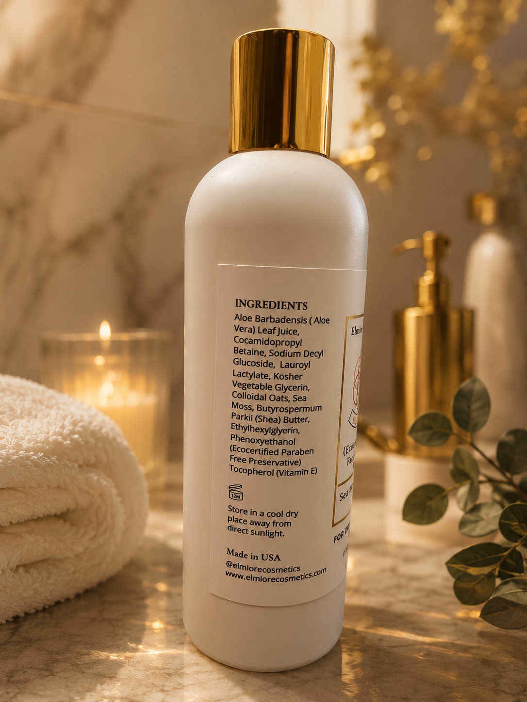 Sea Moss + Oats Face & Body Wash