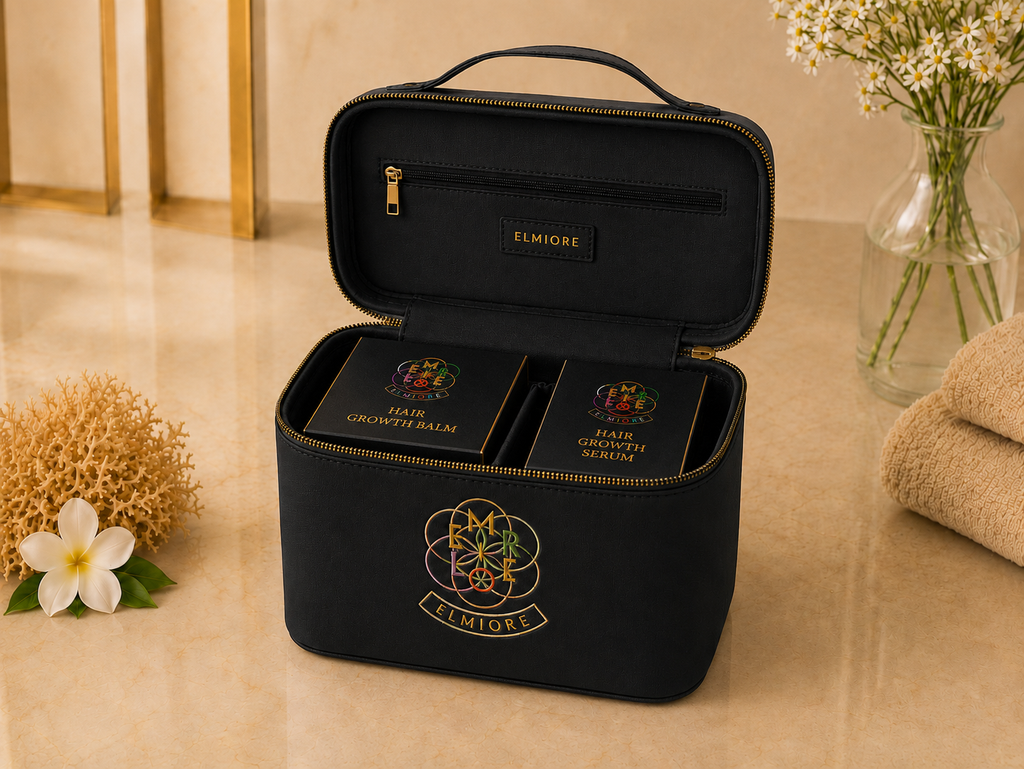 Luxury Elmiore Black Cosmetic Bag